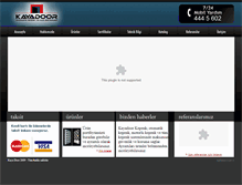 Tablet Screenshot of kayadoor.com